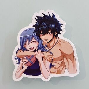 5/$10 Waterproof Vinyl Sticker- Fairytail Grey and Juvia